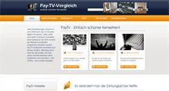 Desktop Screenshot of pay-tv-vergleich.de